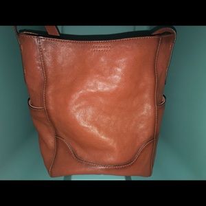 Cognac Frye Hobo